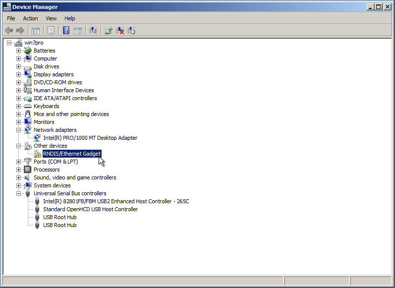 WindowsRNDISDeviceManagerNotWorking