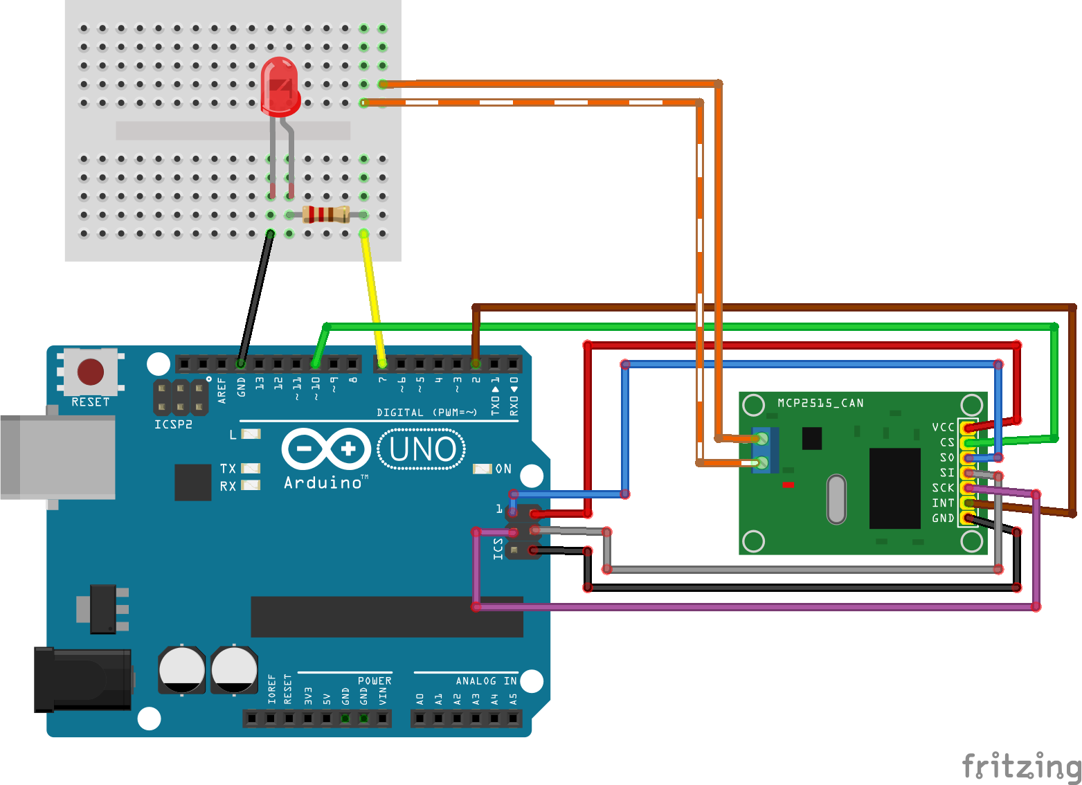 Direct control fritzing scheme