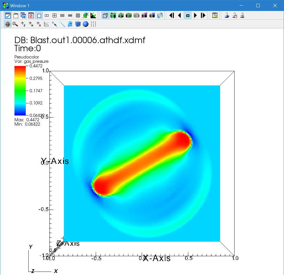 Blast Wave Visualization