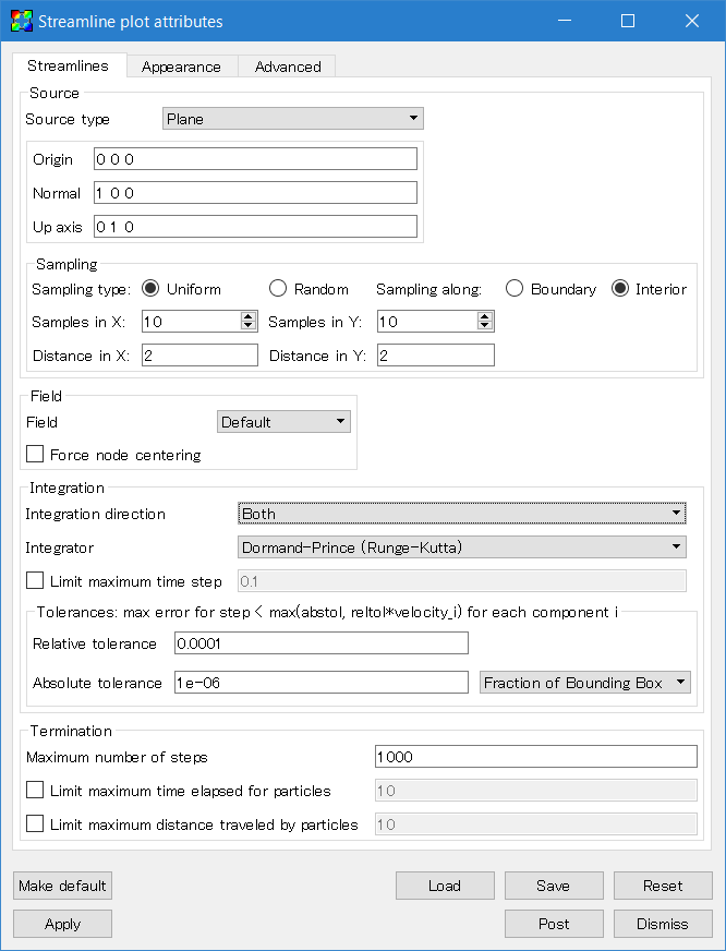 Streamlines Attributes 1