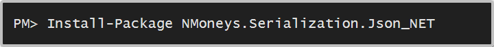 NMoneys JsonNET Nuget