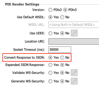 New Interoperability Sender Settings