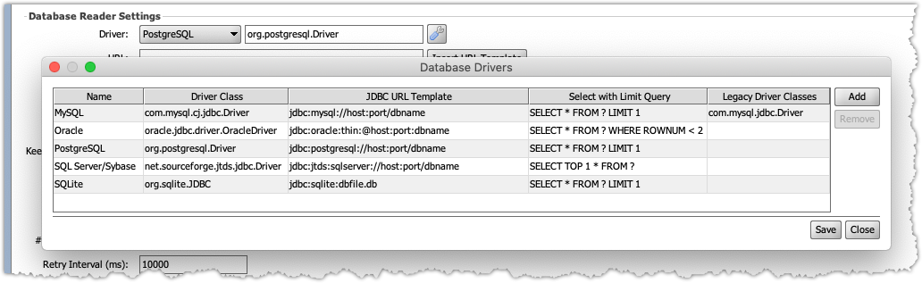 Database improvements