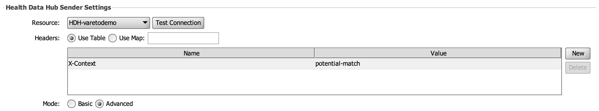 Add Header table to the Health Data Hub Sender