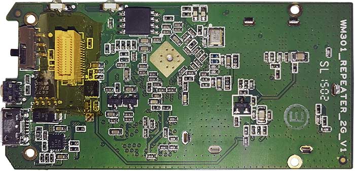 WM301 Wifi Repeater board v1 A bottom