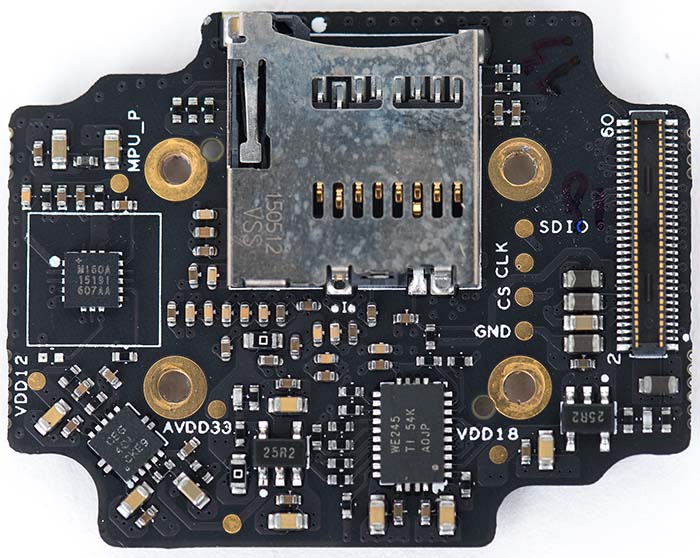 WM321 Gimbal sensor board v2 B bottom