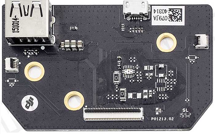 GL300 Connectors usb board v2 top