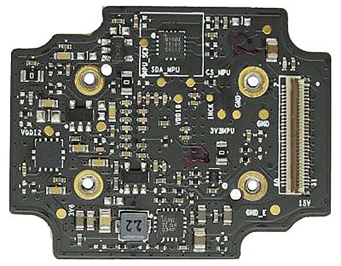 WM320 Camera sensor board v6 bottom