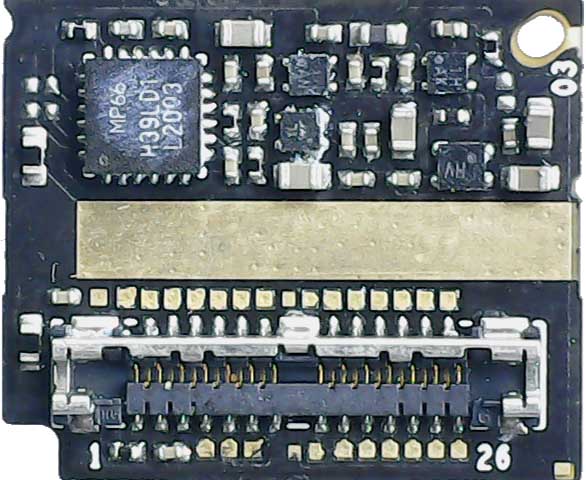 WM161 Camera sensor board vX A bottom