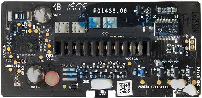 WM330 Battery Intelligent board v6 A top