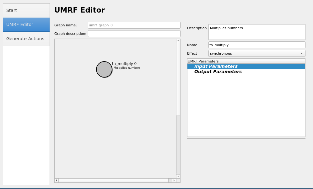 UMRF Editor